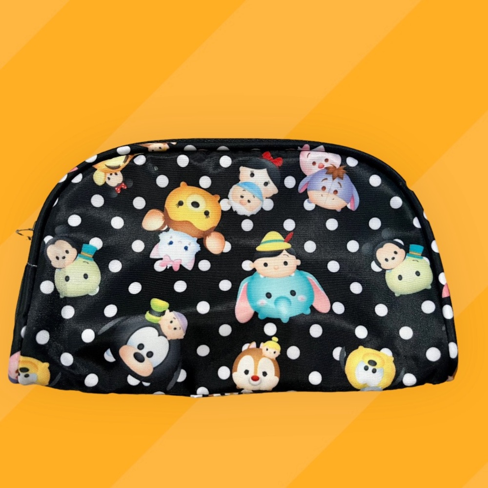Disney polka dot Tsum Tsum make up bag. Adorable!! New!! Never used!